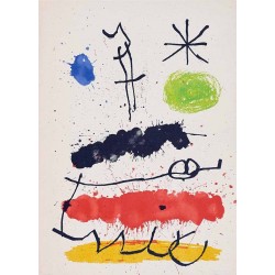 JOAN MIRÓ - Litografia original 1964