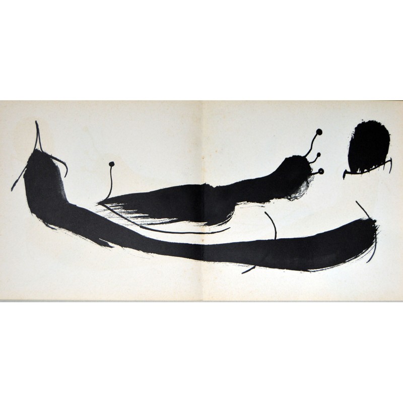 JOAN MIRÓ - Original-Lithographie 1970