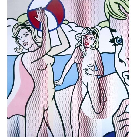 ROY LICHTENSTEIN - Nudes with Beach Ball