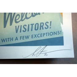 SHEPARD FAIREY - Wellcome visitors