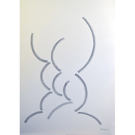 ANDREU ALFARO - Reproduccion de dibujo original del artista. 40 x 30 cm.