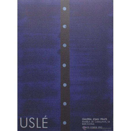 JUAN USLE - CARTEL EXPOSICION 75 X 55 CM