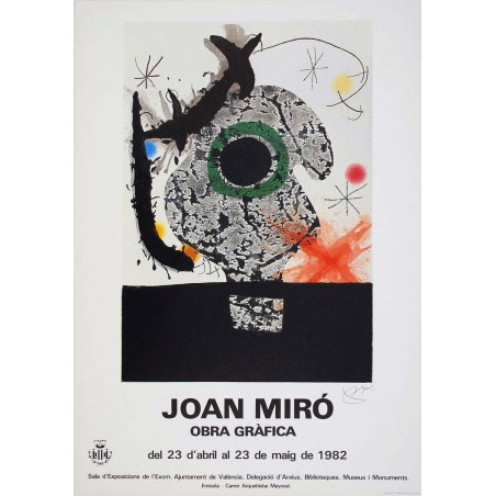 copy of ALEXANDER CALDER - Litografia original Derriere le miroir 1976