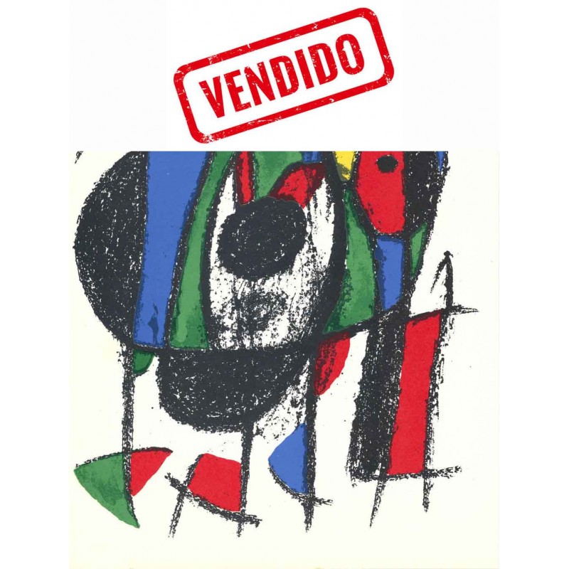 JOAN MIRO - Litografia original V