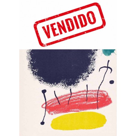 JOAN MIRÓ - Litografia original 1964