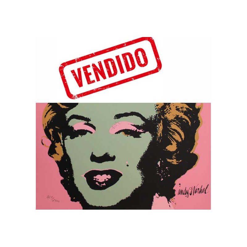 ANDY WARHOL - Retrato Marilyn Monroe Olive