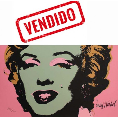 ANDY WARHOL - Retrato Marilyn Monroe Olive