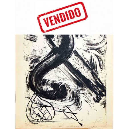 copy of ANTONI TAPIES - Litografia original DLM