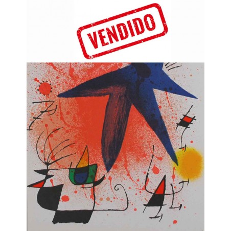JOAN MIRO - Litografia original V