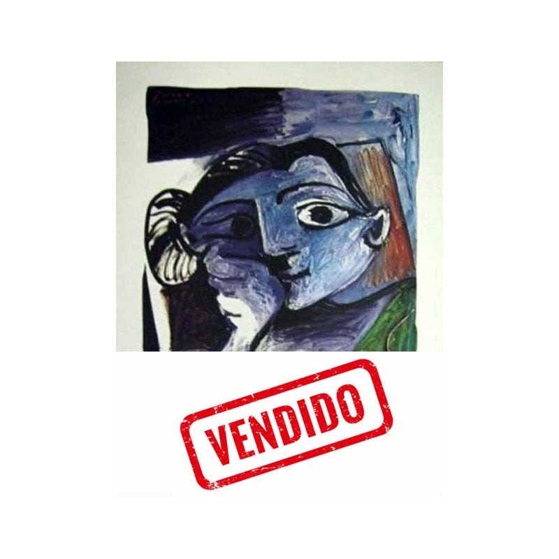 PABLO PICASSO - Joven con la mano en la barbilla