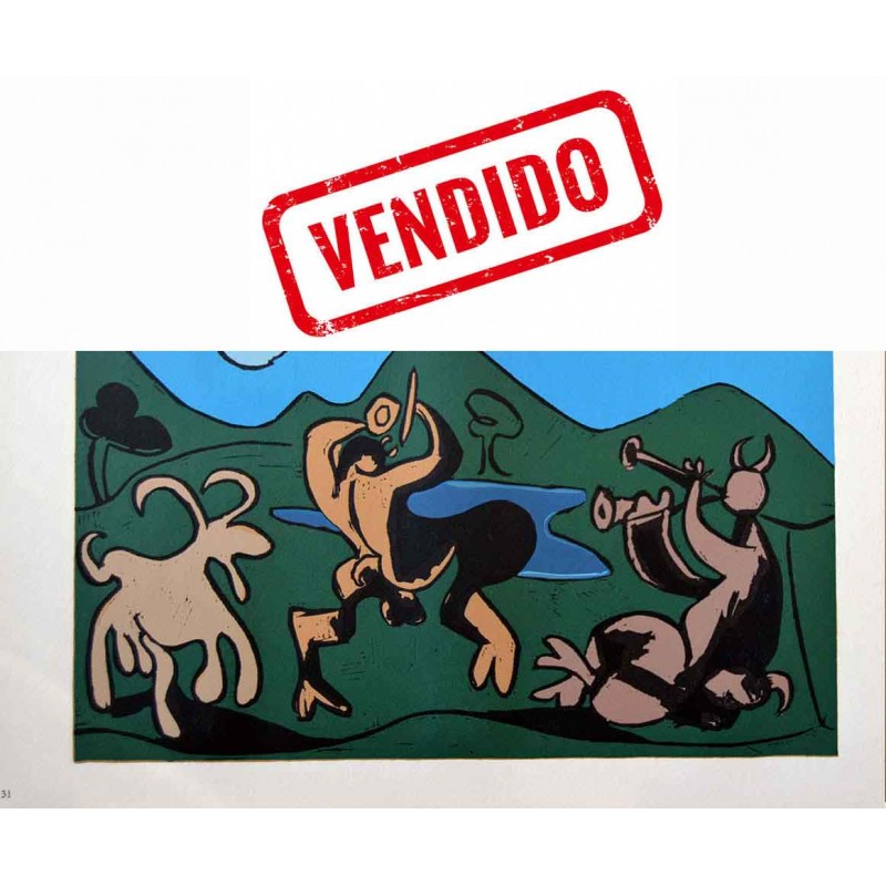 PABLO PICASSO - Faunos y cabras