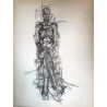 copy of Alberto Giacometti - Litografia original Derriere le miroir - 1971