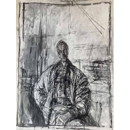 Alberto Giacometti - Reproducción original Derriere le miroir - 1954