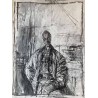 copy of Alberto Giacometti - Litografia original Derriere le miroir - 1971