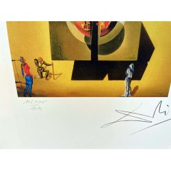 SALVADOR DALI - Desmaterialización cerca de la nariz de Nerón