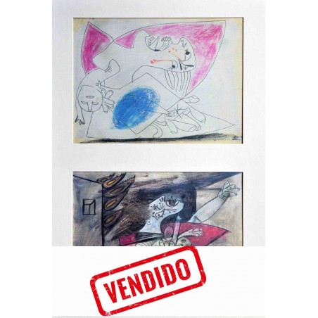 PABLO PICASSO - Boceto para el Guernica