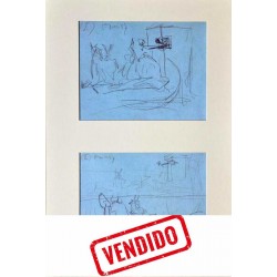 PABLO PICASSO - Boceto para...