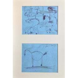 PABLO PICASSO - Boceto para el Guernica