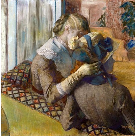 EDGAR DEGAS - En la sombrereria