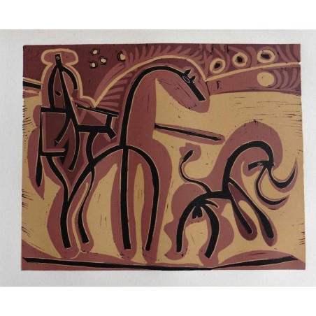 PABLO PICASSO - Picador y toro