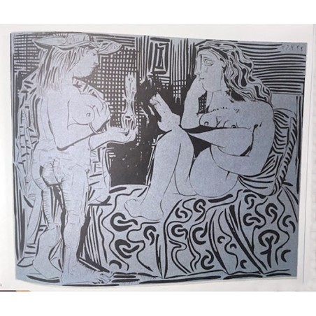 PABLO PICASSO - Reproduccion linoleo original