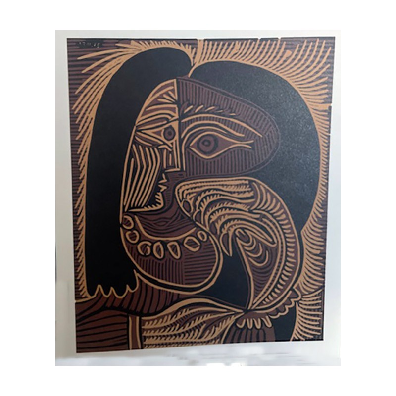 PABLO PICASSO - Reproduccion linoleo original