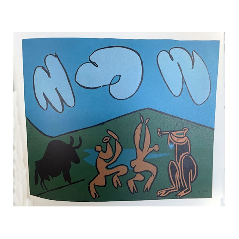 PABLO PICASSO - Reproduccion linoleo original