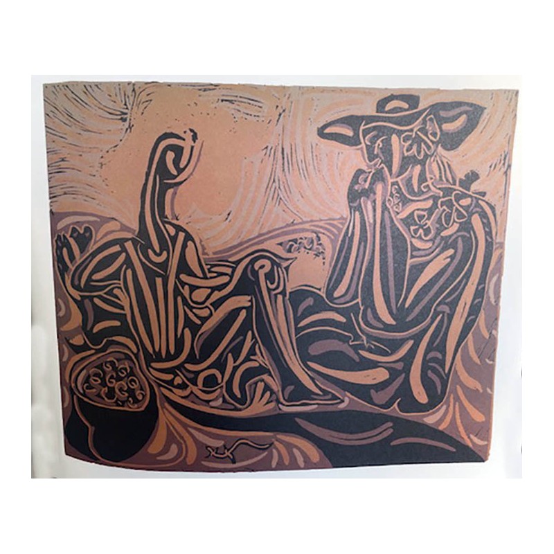 PABLO PICASSO - Reproduccion linoleo original