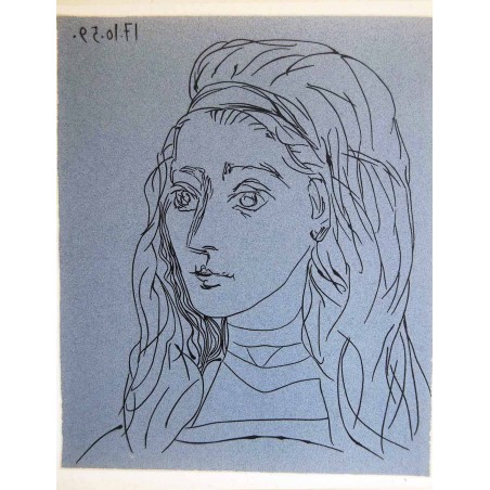 PABLO PICASSO - Reproduccion linoleo original