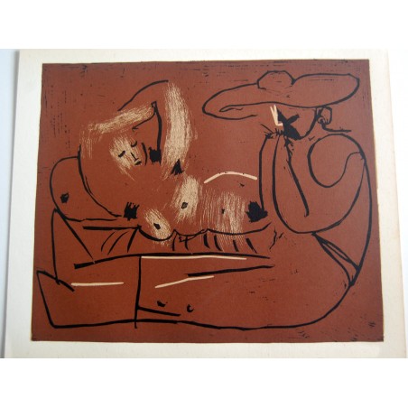 PABLO PICASSO - Reproduccion linoleo original