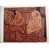 PABLO PICASSO - Reproduccion linoleo original