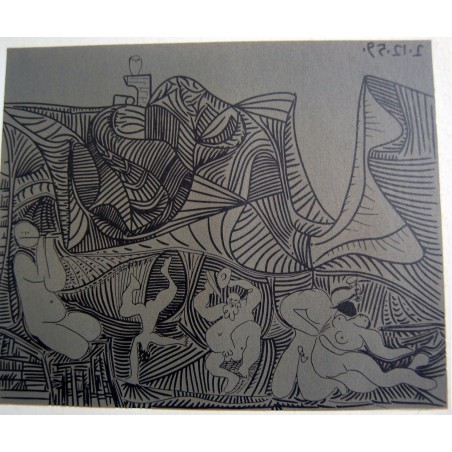 PABLO PICASSO - Reproduccion linoleo original