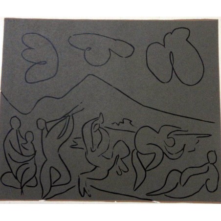 PABLO PICASSO - Reproduccion linoleo original