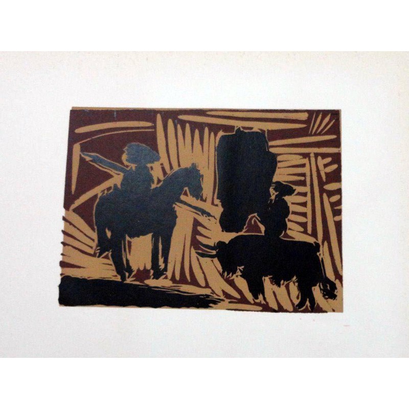 PABLO PICASSO - Reproduccion linoleo original