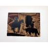 PABLO PICASSO - Reproduccion linoleo original