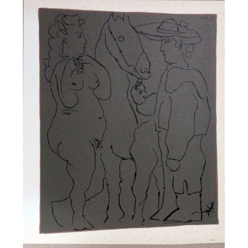 PABLO PICASSO - Reproduccion linoleo original