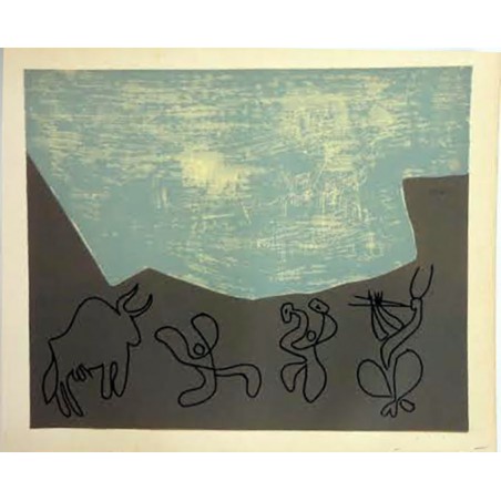 PABLO PICASSO - Reproduccion linoleo original