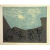 PABLO PICASSO - Reproduccion linoleo original