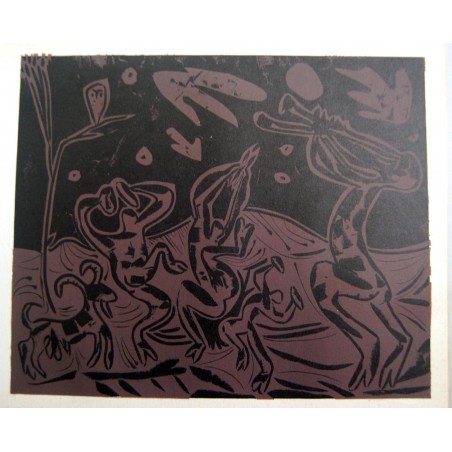 PABLO PICASSO - Reproduccion linoleo original