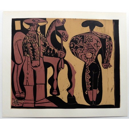 PABLO PICASSO - Reproduccion linoleo original