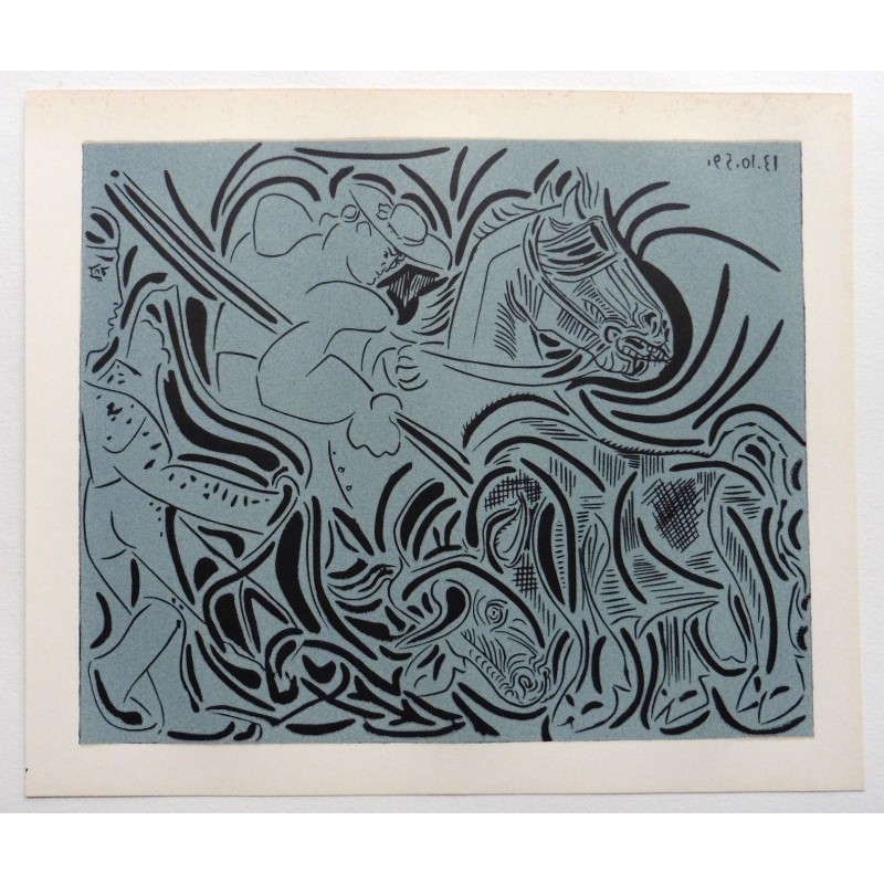 PABLO PICASSO - Reproduccion linoleo original
