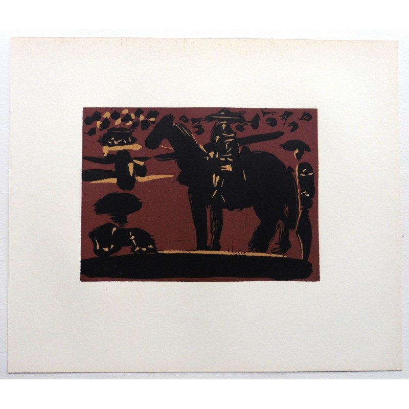 PABLO PICASSO - Reproduccion linoleo original