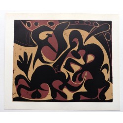 PABLO PICASSO - Reproduction of original linocut