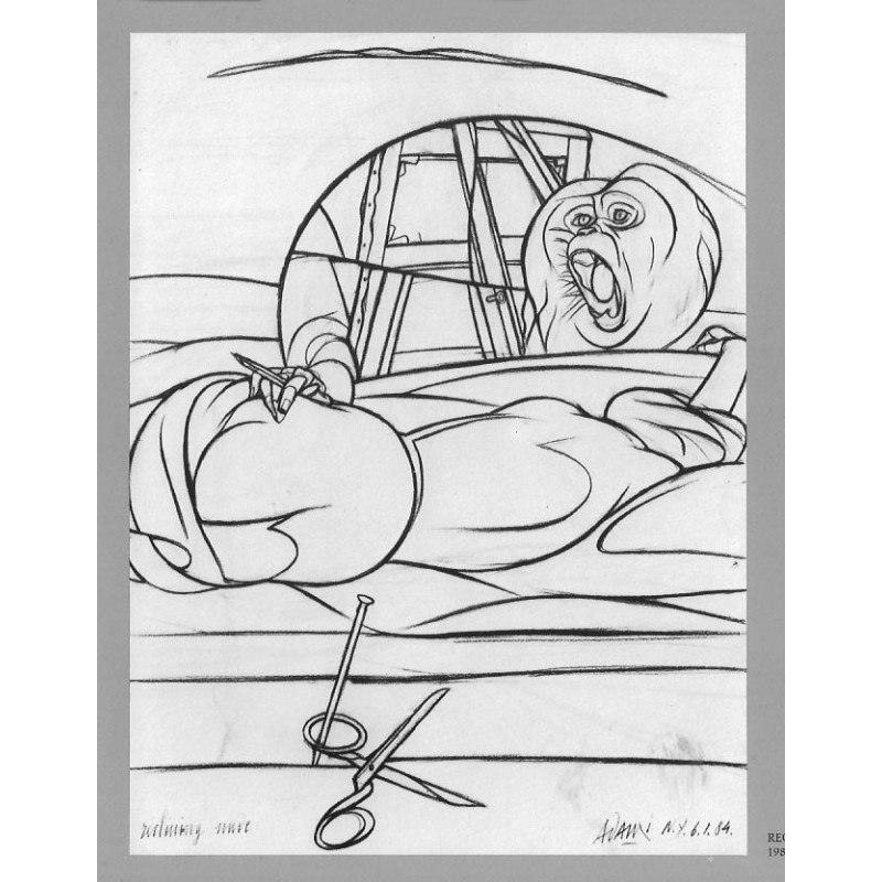 copy of VALERIO ADAMI- Litografia original DLM