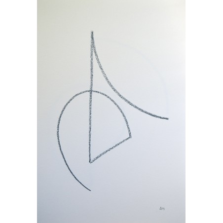 ANDREU ALFARO - Reproduccion de dibujo original del artista. 40 x 30 cm.