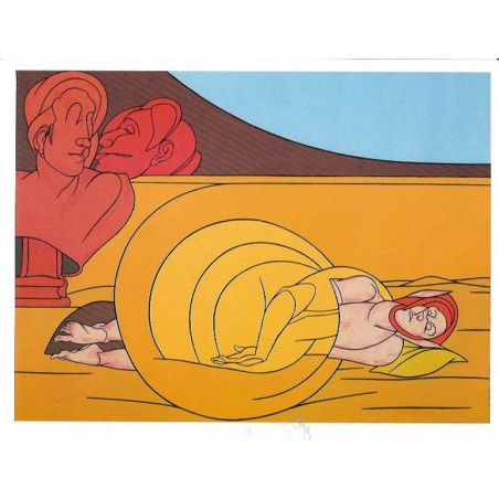 copy of VALERIO ADAMI- Litografia original DLM