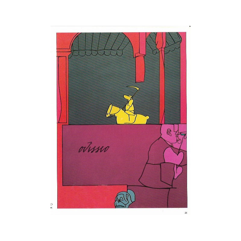 copy of VALERIO ADAMI- Litografia original DLM