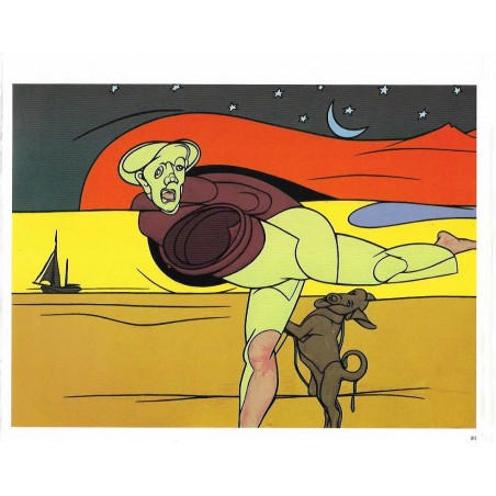 copy of VALERIO ADAMI- Litografia original DLM