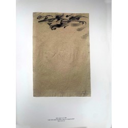 Antoni Tàpies: TÀPIES Sèrie Negre - Litografia IX