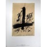 Antoni Tàpies: TÀPIES Sèrie Negre - Litografia X